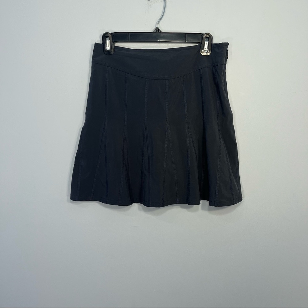 Athleta Skirt Skort Womens 2 Gray Pleated Wear About Golf Tennis Activewear